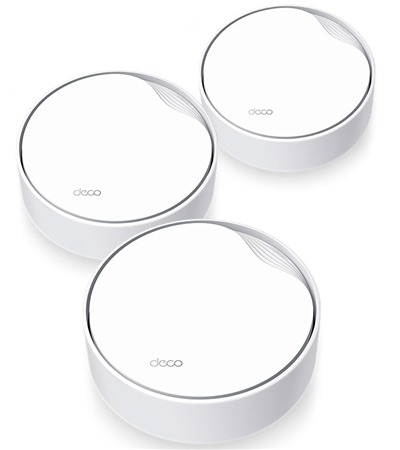 TP-Link Deco X50-PoE Mesh systm s podporou Wi-fi 6 (3ks) Tech-Protect PC6X6 prodluovac kabel 2m 6x zsuvka, 3x USB-A 3x USB-C 