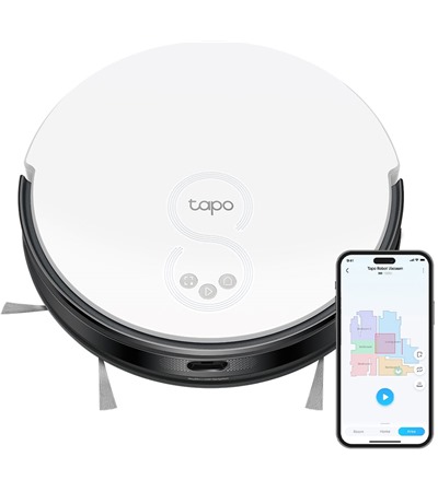 TP-Link Tapo RV20 Mop robotick� vysava� b�l� Tech-Protect PC6X6 prodlu�ovac� kabel 2m 6x z�suvka, 3x USB-A 3x USB-C 