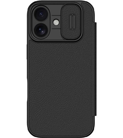 Nillkin Qin Book Pro flipov� pouzdro s krytkou kamery pro Apple iPhone 17 �ern�