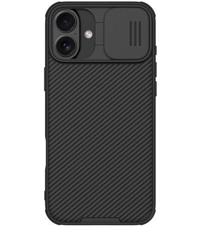 Nillkin CamShield Pro zadn kryt s krytkou kamery pro Apple iPhone 16 ern