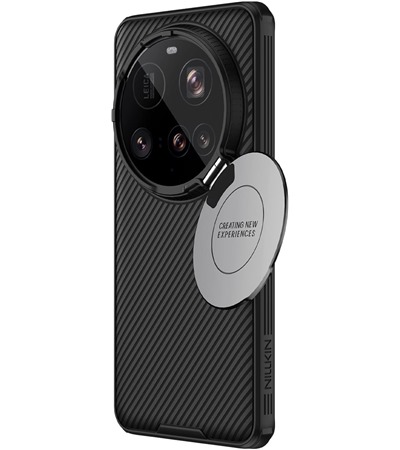 Nillkin CamShield Prop zadn kryt s krytkou kamery/stojnkem pro Xiaomi 15 Ultra ern