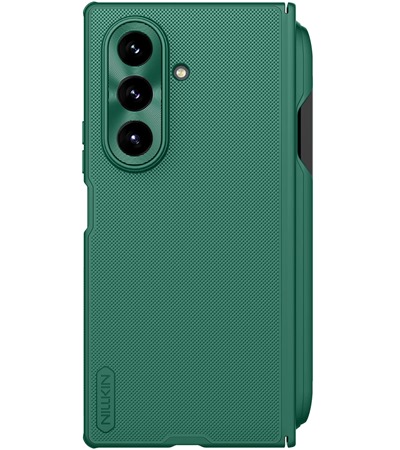 Nillkin Super Frosted Fold Magnetic zadn� kryt s dr��kem S Pen a MagSafe magnety pro Samsung Galaxy Z Fold7 zelen�