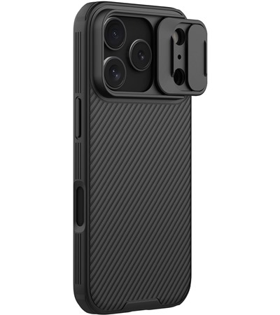 Nillkin CamShield Pro Magnetic zadn� kryt s krytkou kamery a zabudovan�mi magnety pro Apple iPhone 17 Pro �ern�