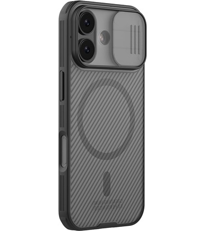 Nillkin CamShield Pro Magnetic zadn� kryt s krytkou kamery a zabudovan�mi magnety pro Apple iPhone 17 �ed�/�ern�