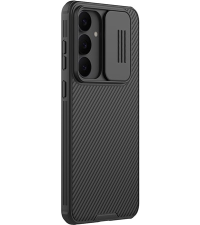 Nillkin CamShield Pro Magnetic zadn� kryt s krytkou kamery a zabudovan�mi magnety pro Samsung Galaxy S25 FE �ern�