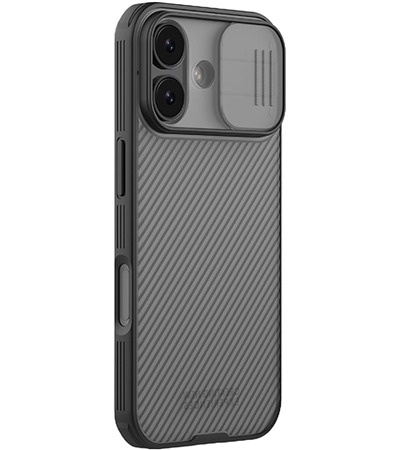 Nillkin CamShield Pro zadn� kryt s krytkou kamery pro Apple iPhone 17 �ed�/�ern�