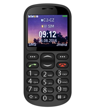 Aligator A880 GPS Senior Black + nabjec stojnek
