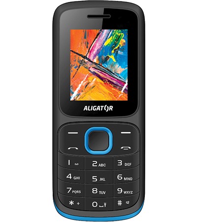 Aligator D210 Dual SIM �erno-modr�