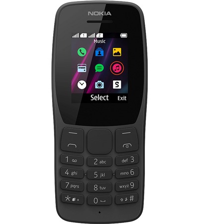 Nokia 110 Dual-SIM Black