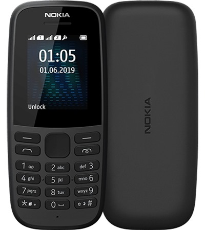 Nokia 105 (2019) Dual SIM Black