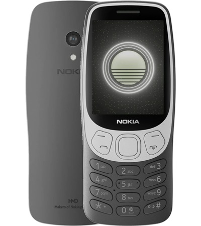 Nokia 3210 4G (2024) Dual SIM Grunge Black Samsung PRO Ultimate SDXC 256GB + USB adaptr 