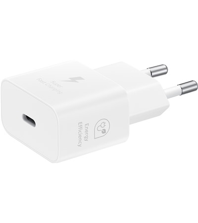 Samsung 25W nabjeka USB-C bez kabelu bl (EP-T2510NWEGEU) Tech-Protect PC6X6 prodluovac kabel 2m 6x zsuvka, 3x USB-A 3x USB-C 