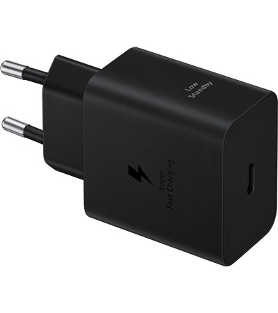 Samsung 45W nab�je�ka USB-C bez kabelu �ern� (EP-T4511NBEGEU) Tech-Protect PC6X6 prodlu�ovac� kabel 2m 6x z�suvka, 3x USB-A 3x USB-C 