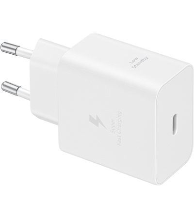 Samsung 45W nab�je�ka USB-C bez kabelu �ern� (EP-T4511NBEGEU) Tech-Protect PC6X6 prodlu�ovac� kabel 2m 6x z�suvka, 3x USB-A 3x USB-C 