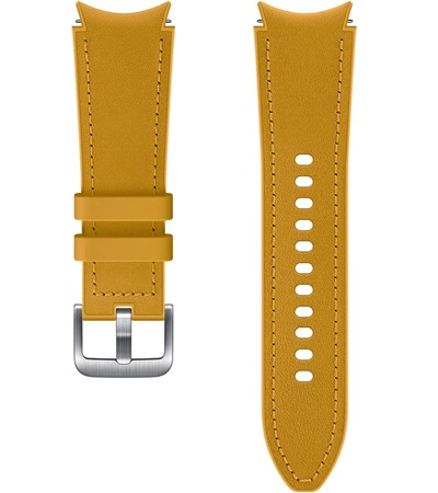 Samsung Leather Band polokoen emnek 20mm Quick Release pro smartwatch lut (ET-SHR88SYEGEU) S / M
