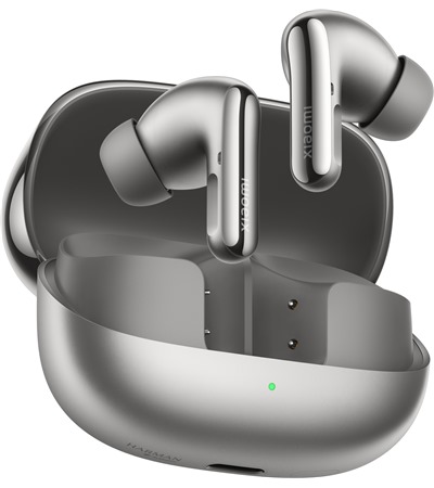 Xiaomi Buds 5 Pro BT bezdrtov sluchtka s aktivnm potlaenm hluku bl Tech-Protect PC6X6 prodluovac kabel 2m 6x zsuvka, 3x USB-A 3x USB-C 