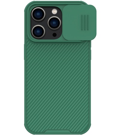 Nillkin CamShield Pro zadní kryt s krytkou kamery pro Apple iPhone 14 Pro zelený