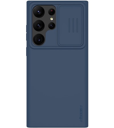 Nillkin CamShield Silky zadní silikonový kryt s krytkou kamery pro Samsung Galaxy S23 Ultra černý