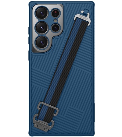 Nillkin Strap zadní kryt pro Samsung Galaxy S23 Ultra modrý