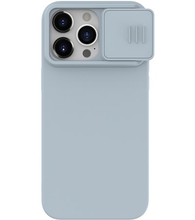 Nillkin CamShield Silky zadn silikonov kryt s krytkou kamery pro Apple iPhone 15 Pro Max ed