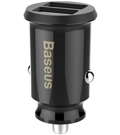 Baseus Grain 15W nab�je�ka do auta �ern� Tech-Protect PC6X6 prodlu�ovac� kabel 2m 6x z�suvka, 3x USB-A 3x USB-C 