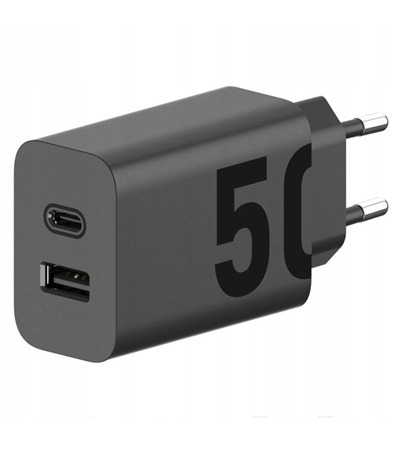 Motorola TurboPower 50W Dual port nab�je�ka 1x USB-A + 1xUSB-C bez kabelu �ern�, bulk Tech-Protect PC6X6 prodlu�ovac� kabel 2m 6x z�suvka, 3x USB-A 3x USB-C 