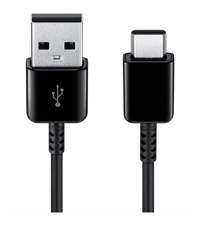 Samsung USB-A / USB-C 1,5m ern kabel, bulk (EP-DW700CBE) Sleva 15% na organizr kabel  