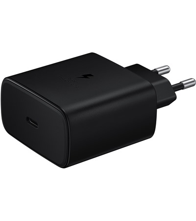 Samsung 45W nabjeka USB-C bez kabelu ern, bulk (EP-TA845EBE) Tech-Protect PC6X6 prodluovac kabel 2m 6x zsuvka, 3x USB-A 3x USB-C 