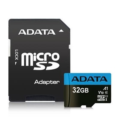ADATA Premier Class microSDHC 32GB + SD adapt�r