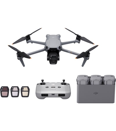 DJI Air 3S Fly More Combo s ovladaem DJI RC-N3 DJI Air 3S ND Filters Set (ND8/32/128) ,Tech-Protect PC6X6 prodluovac kabel 2m 6x zsuvka, 3x USB-A 3x USB-C 