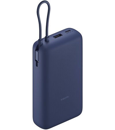Xiaomi powerbanka 33W 20000mAh s integrovan�m kabelem modr� Tech-Protect PC6X6 prodlu�ovac� kabel 2m 6x z�suvka, 3x USB-A 3x USB-C 