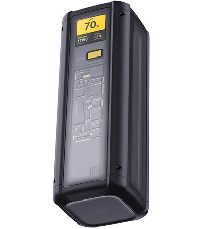 Xiaomi HyperCharge powerbanka 212W 25000mAh s barevnm informanm displejem ern Tech-Protect PC6X6 prodluovac kabel 2m 6x zsuvka, 3x USB-A 3x USB-C 