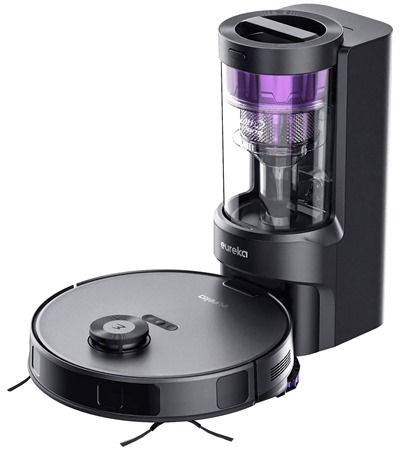 Eureka NER E10s robotick vysava se samoitnm ern Tech-Protect PC6X6 prodluovac kabel 2m 6x zsuvka, 3x USB-A 3x USB-C 