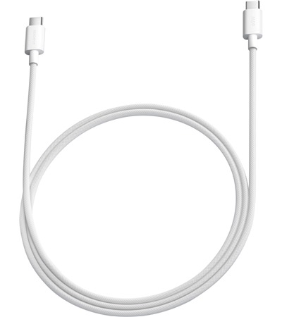 Xiaomi USB-C / USB-C 60W 1m opleten� b�l� kabel