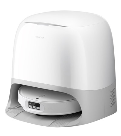 Roborock Qrevo Curv 2 Pro robotick vysava se samoitnm bl Tech-Protect PC6X6 prodluovac kabel 2m 6x zsuvka, 3x USB-A 3x USB-C 