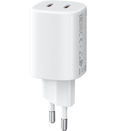 Xiaomi Nano 45W GaN USB-C nab�je�ka bez kabelu b�l� Tech-Protect PC6X6 prodlu�ovac� kabel 2m 6x z�suvka, 3x USB-A 3x USB-C 