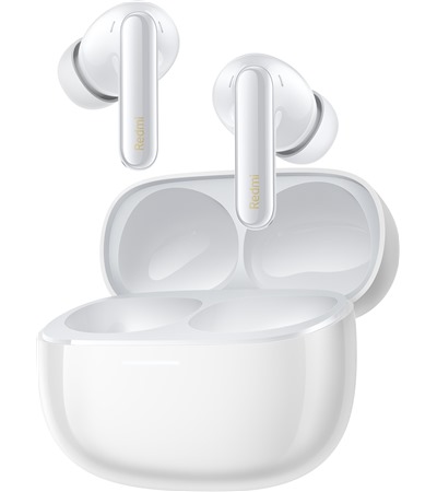 Xiaomi Redmi Buds 6 Pro bezdrtov sluchtka s aktivnm potlaenm hluku bl Tech-Protect PC6X6 prodluovac kabel 2m 6x zsuvka, 3x USB-A 3x USB-C 