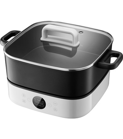 Xiaomi Multifunctional Hot Pot Cooker 6L multifunk�n� hrnec b�l� Tech-Protect PC6X6 prodlu�ovac� kabel 2m 6x z�suvka, 3x USB-A 3x USB-C 