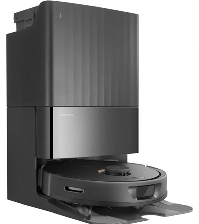 Roborock Qrevo S robotick vysava se samoitnm ern Tech-Protect PC6X6 prodluovac kabel 2m 6x zsuvka, 3x USB-A 3x USB-C 