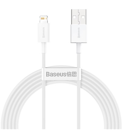 Baseus Superior Series USB-A / Lightning 2.4A 2m černý kabel Sleva 15% na organizér kabelů