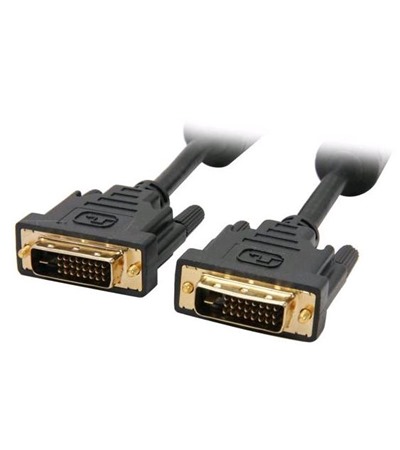 C-TECH DVI / DVI Dual, 1,8m �ern� kabel Sleva 15% na organiz�r kabel�  