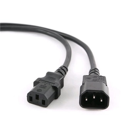 C-TECH 3pin VDE, 1.8m ern prodluovac kabel Sleva 15% na organizr kabel
