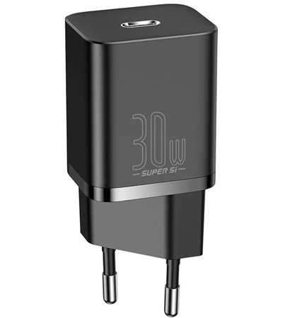 Baseus Super Si 30W PD nabjeka do st ern Tech-Protect PC6X6 prodluovac kabel 2m 6x zsuvka, 3x USB-A 3x USB-C 