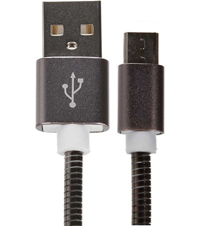 CELLFISH USB-A / micro USB 1m �ed� kabel Sleva 15% na organiz�r kabel�  