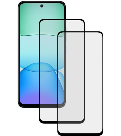 CELLFISH DUO 5D tvrzen sklo pro Xiaomi Redmi 13 Full-Frame ern 2ks SLEVA 100% na lens 