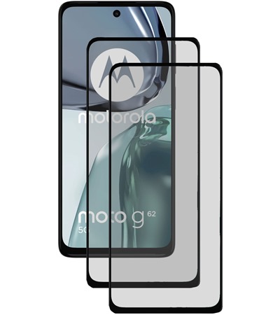 CELLFISH DUO 5D tvrzen� sklo pro Motorola Moto G62 5G Full-Frame �ern� 2ks