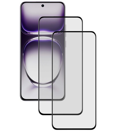 CELLFISH DUO 5D tvrzen� sklo pro OPPO Reno12 Pro 5G Full-Frame �ern� 2ks