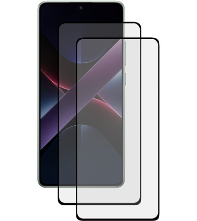 CELLFISH DUO 5D tvrzen sklo pro POCO X7 Pro 5G Full-Frame ern 2ks SLEVA 100% na lens 