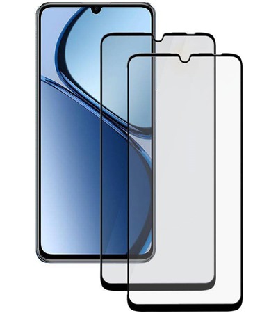 CELLFISH DUO 5D tvrzen sklo pro realme C61 / C63 / Note 60 Full-Frame ern 2ks