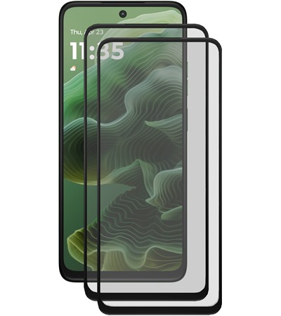 CELLFISH DUO 5D tvrzen� sklo pro Motorola Moto G35 5G Full-Frame �ern� 2ks